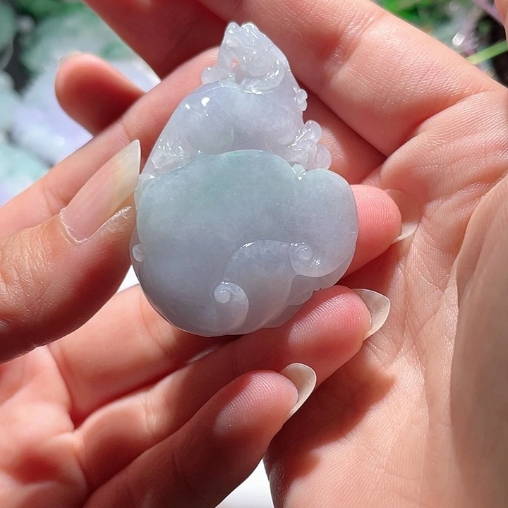 翡翠未镶嵌颈饰天然