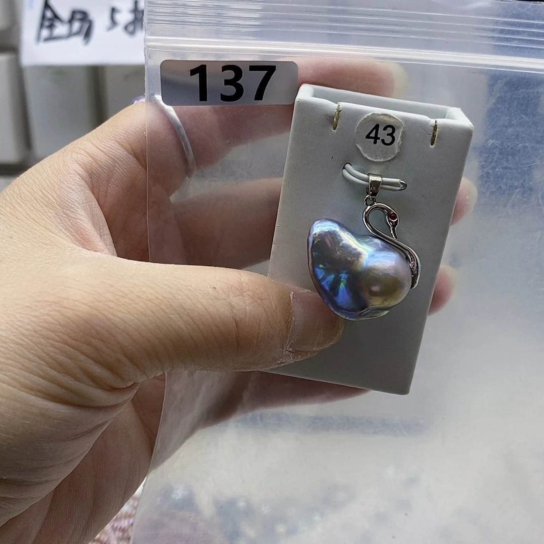 颈饰合金淡水珍珠