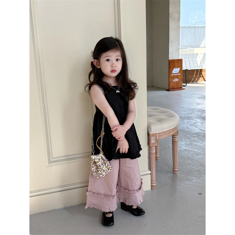 YTJJ·25夏~木耳边背心裙25296