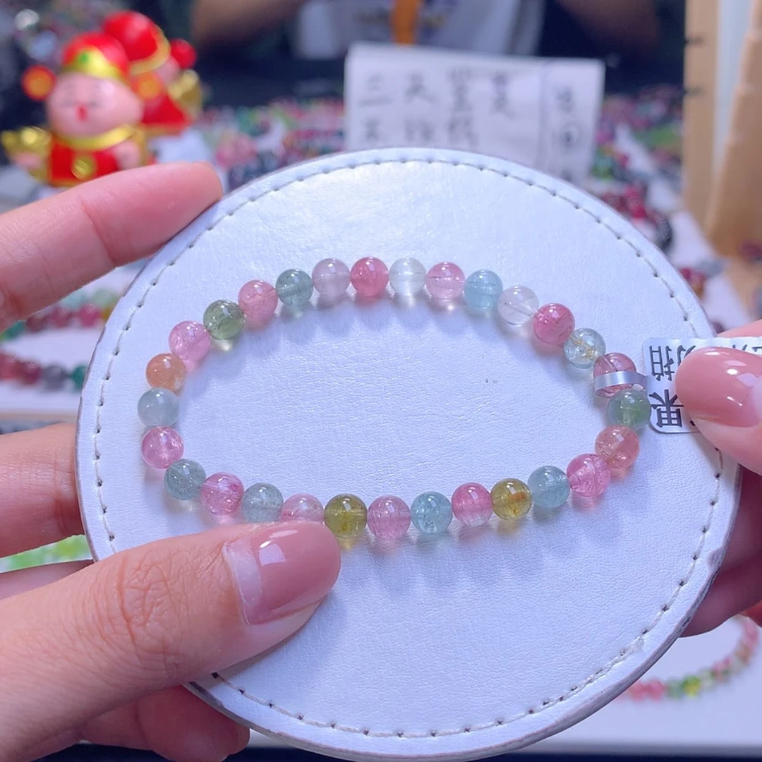 【闪购商品】未镶嵌手串碧玺6.4m