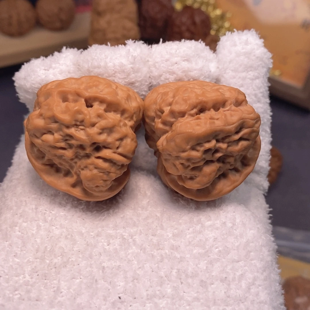 文玩核桃把件装13必备系列38尺蛤蟆头