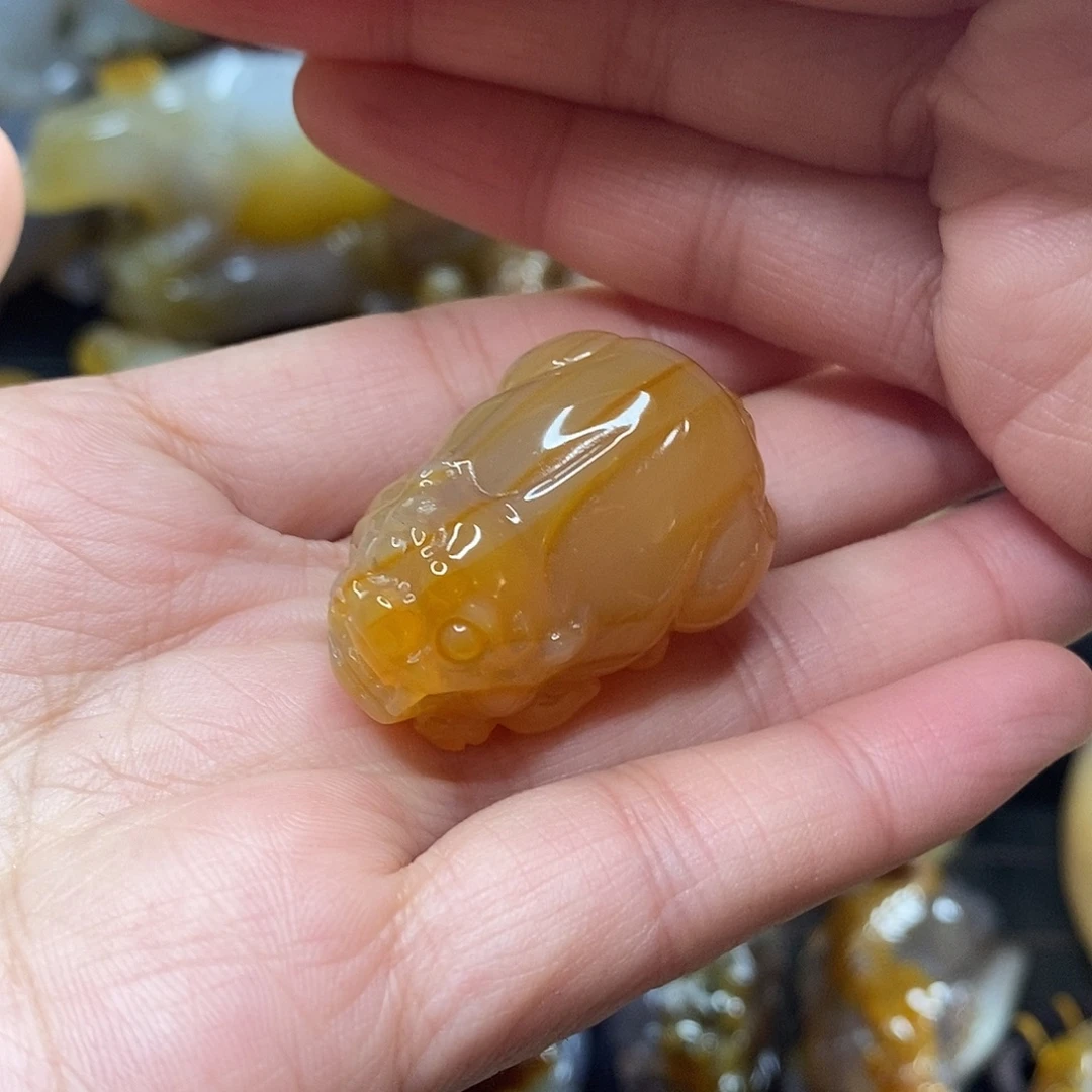 西***哥玛瑙/玉髓未镶嵌吊坠