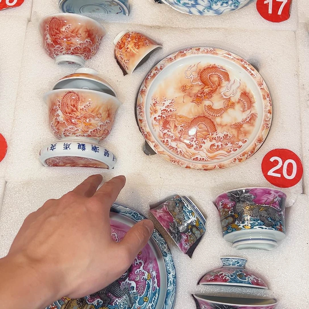 敬***人矾红鱼化龙五件套