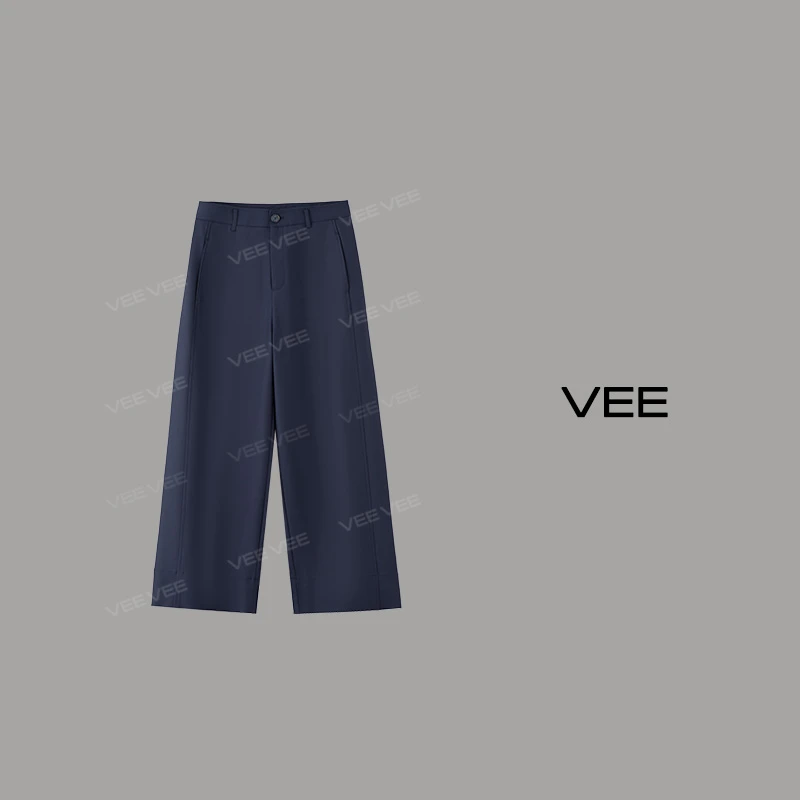 【专属】VEE【真不错】博拉莫代尔八分直筒裤宽松休闲裤女