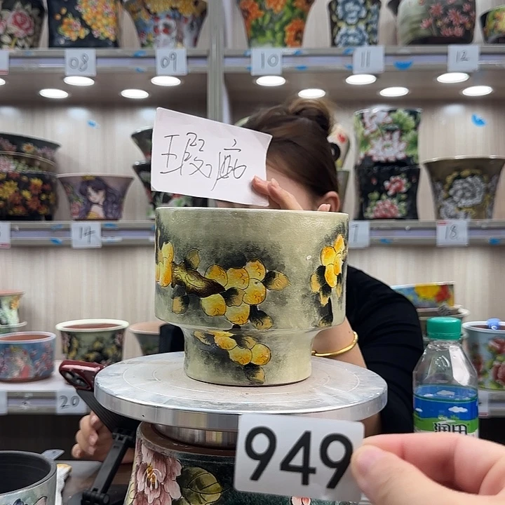 紫砂花盆瑕疵瑕疵949