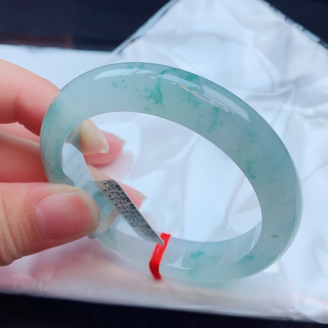 翡翠未镶嵌手镯天然缅甸翡翠A货手镯