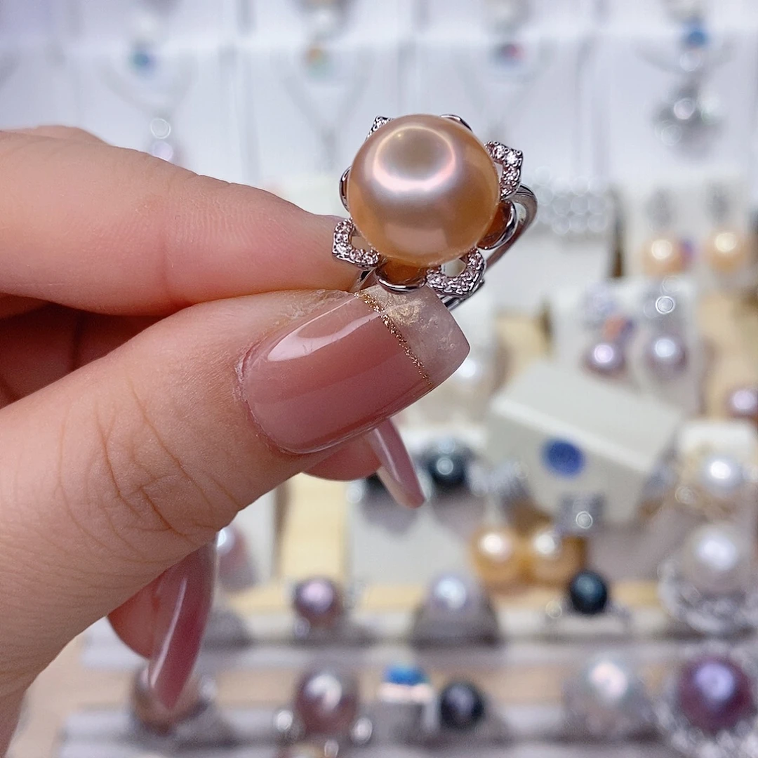 戒指未镶嵌淡水珍珠