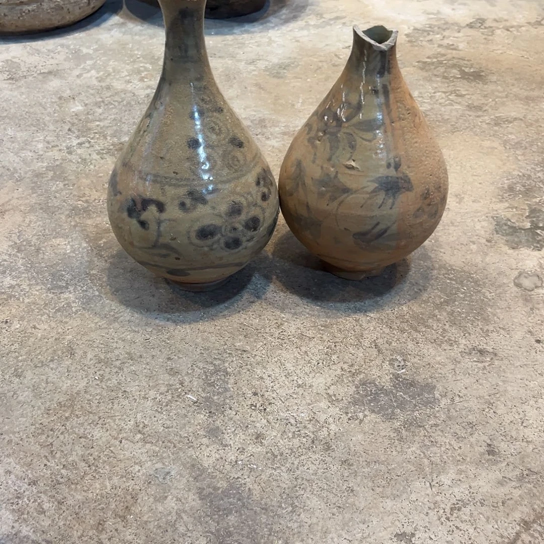有机玻璃可以放水可以插花老物件