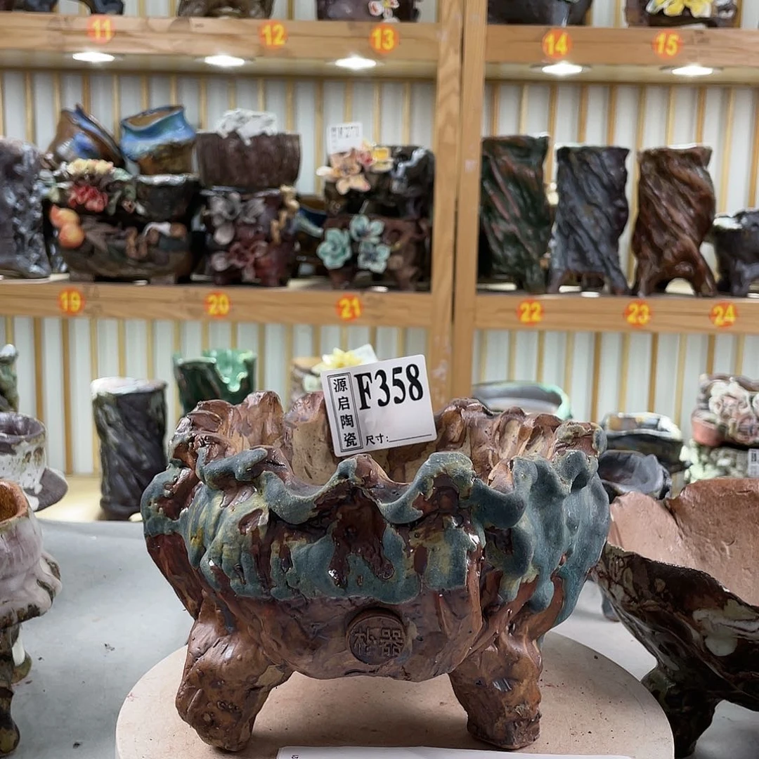 紫砂花盆手工制作默认微瑕358