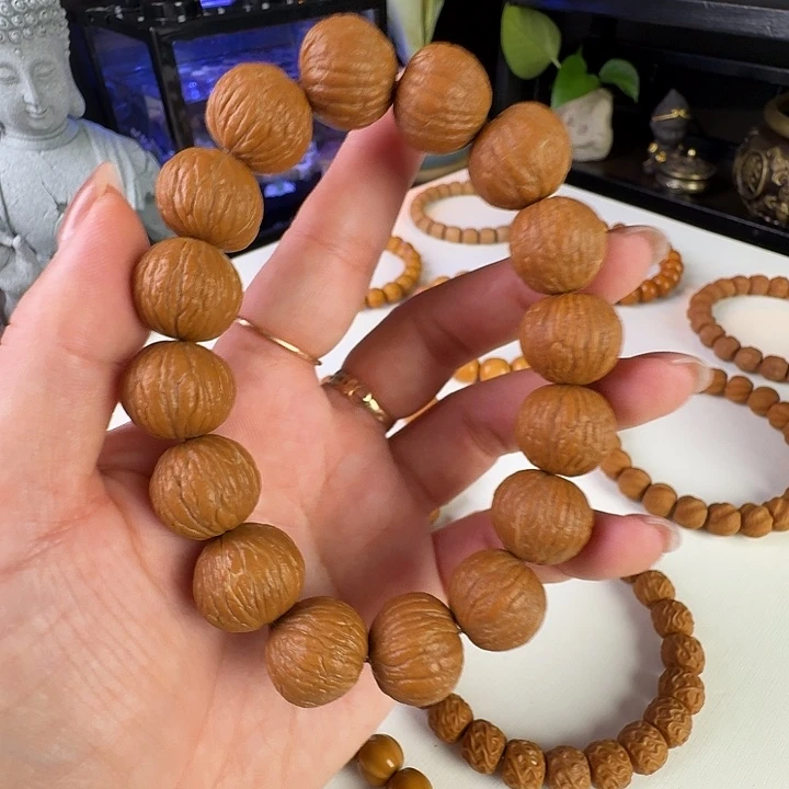 核桃手串/手链凤羽