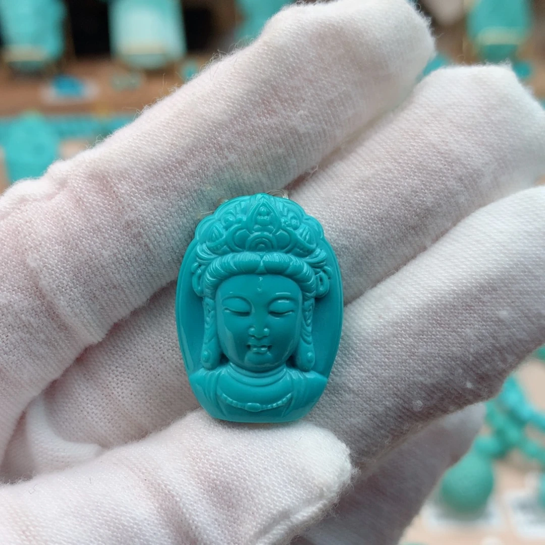 绿松石未镶嵌珠宝奇石18mm