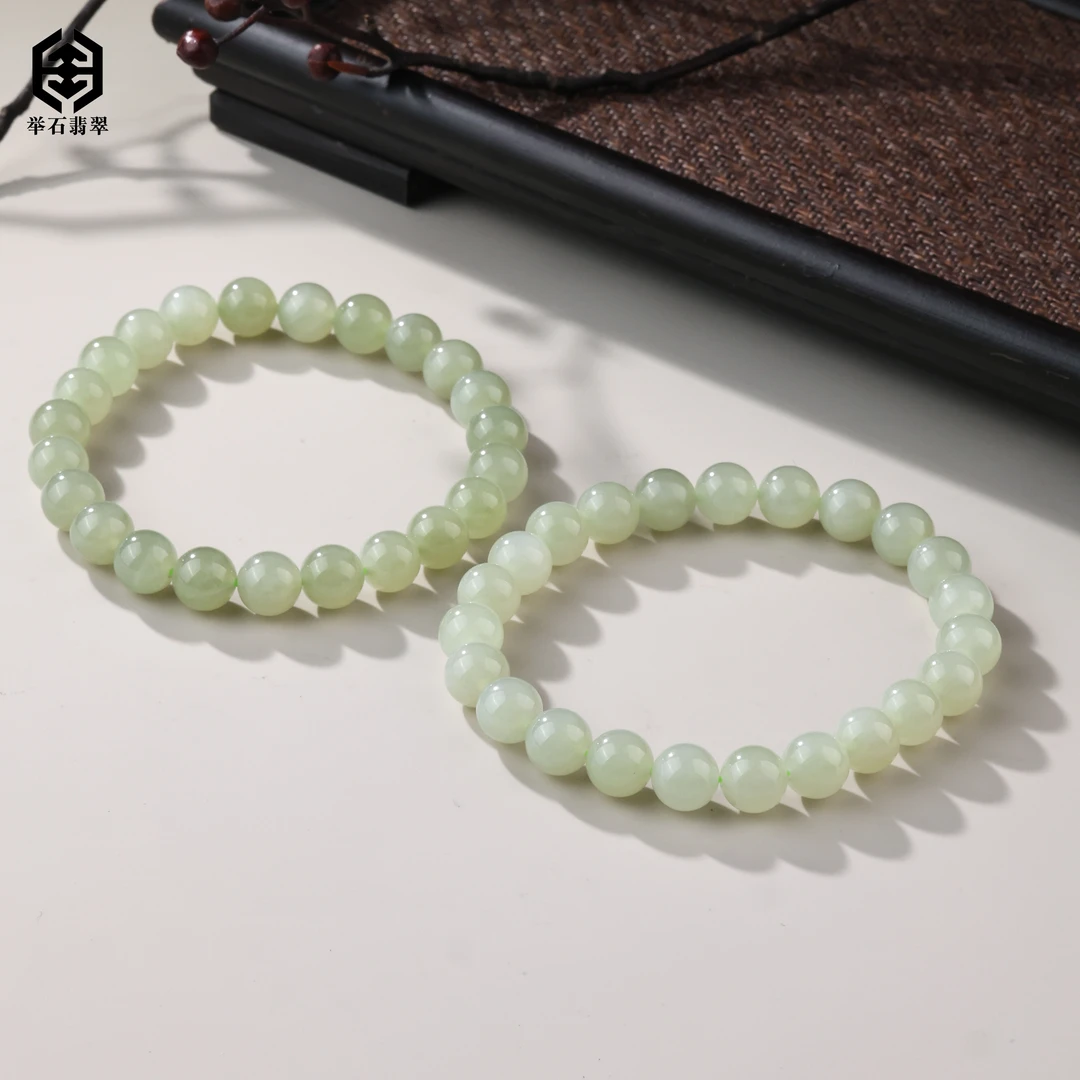 【举石臻品】TH0816-1000-18和田玉手串（一件/多样性/约7mm）I