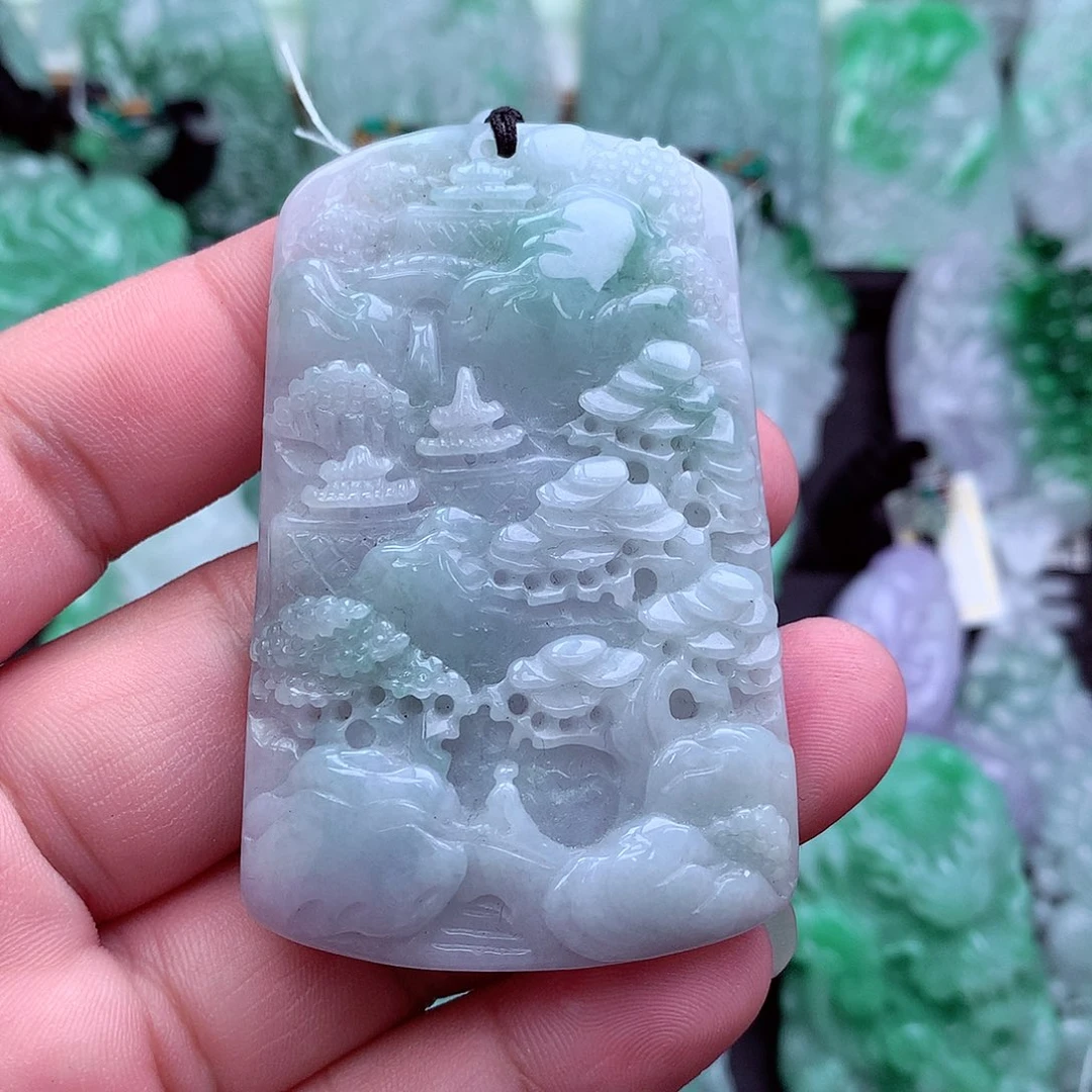 翡翠吊坠(不含链)未镶嵌