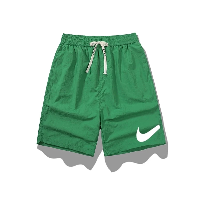 潮牌休闲裤男纯色速干透气运动短裤男宽松百搭休闲五分裤