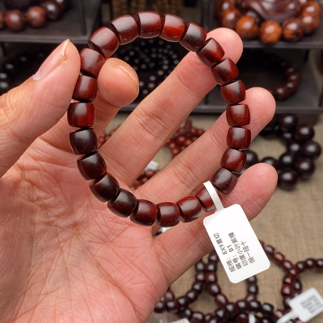 檀香紫檀（小叶紫檀）手串/手链89直切