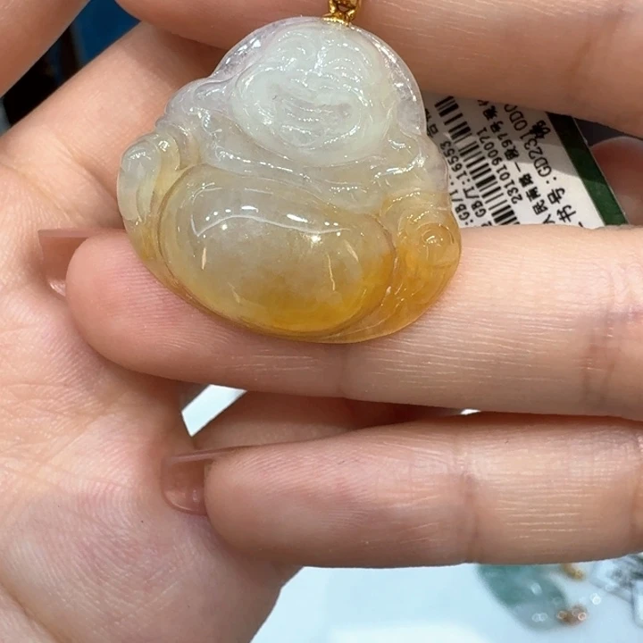 翡翠手镯18K金镶嵌