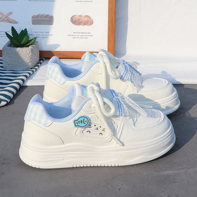 2025夏季新款透气百搭小白鞋女ins潮小众学生休闲运动德训板鞋秋