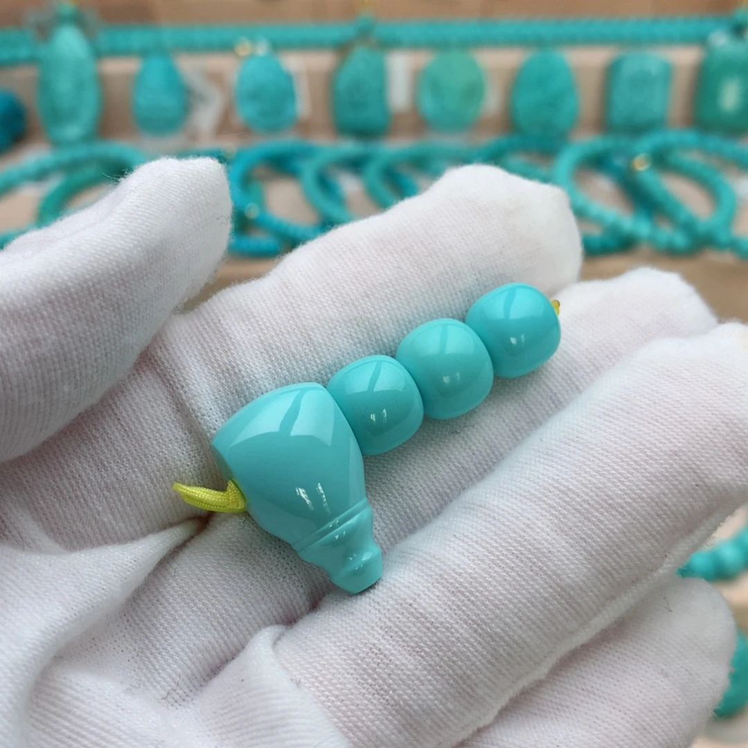 绿松石未镶嵌珠宝奇石9.5mm