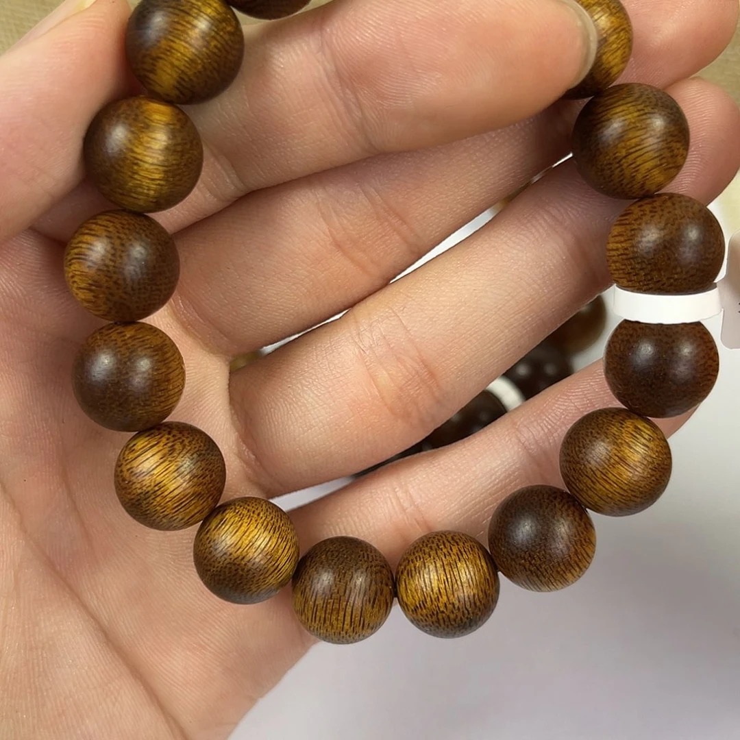 手串沉香富森红土1.2沉水