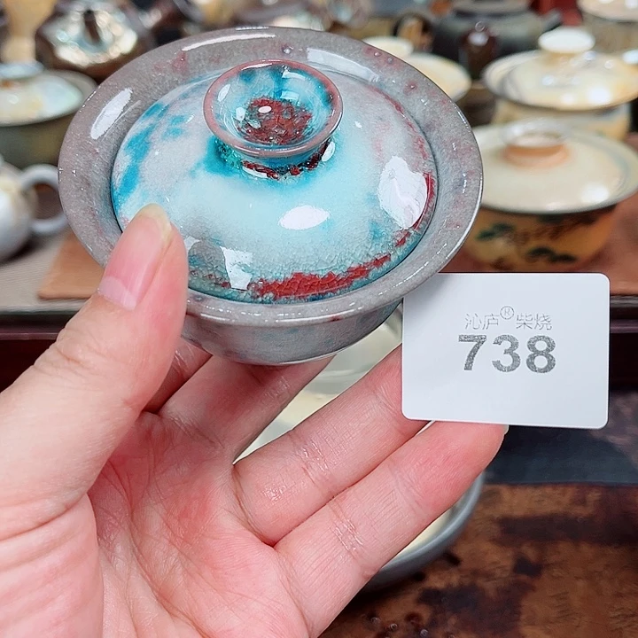 沁庐柴窑古法柴烧全手工茶具
