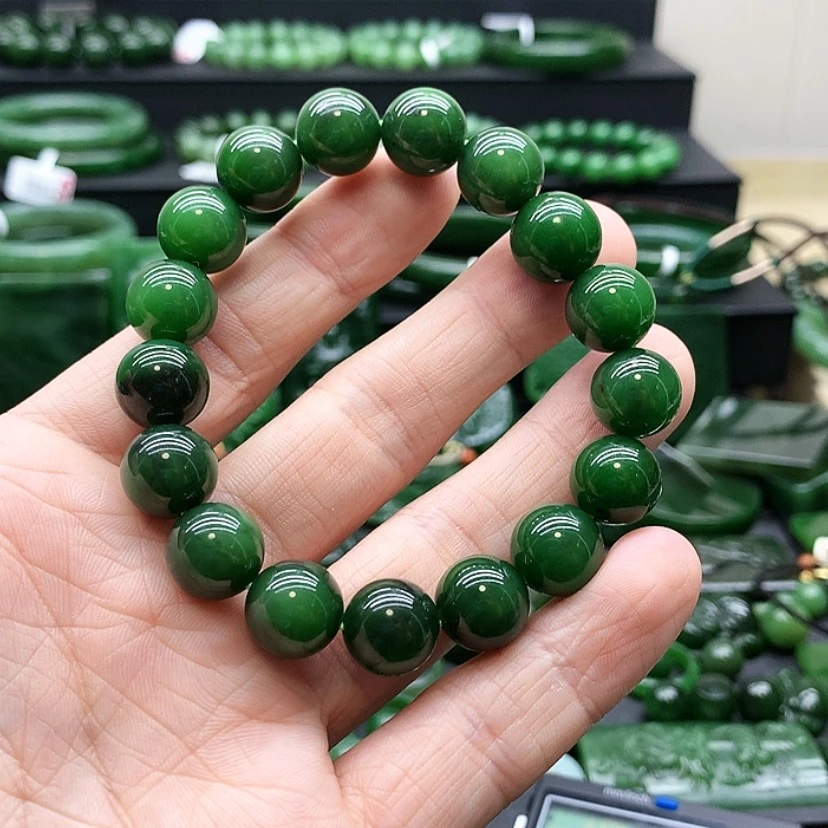 【闪购商品】和田玉（碧玉）手链未镶嵌