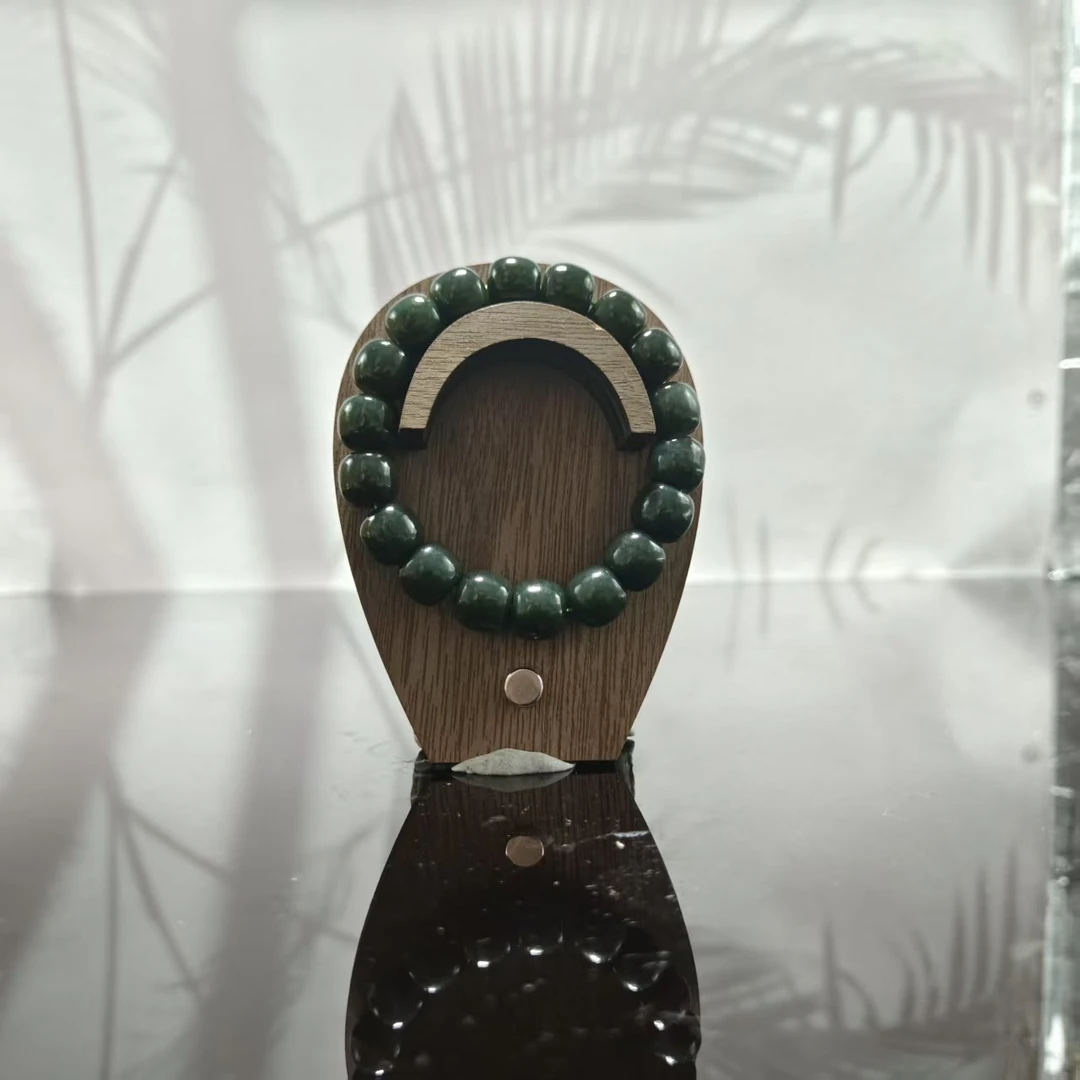 R和田玉桶珠手串（卡12）2401