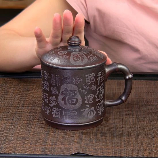 紫砂茶杯高货放漏