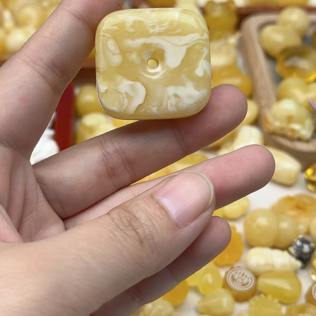 裸石蜜蜡未镶嵌天然