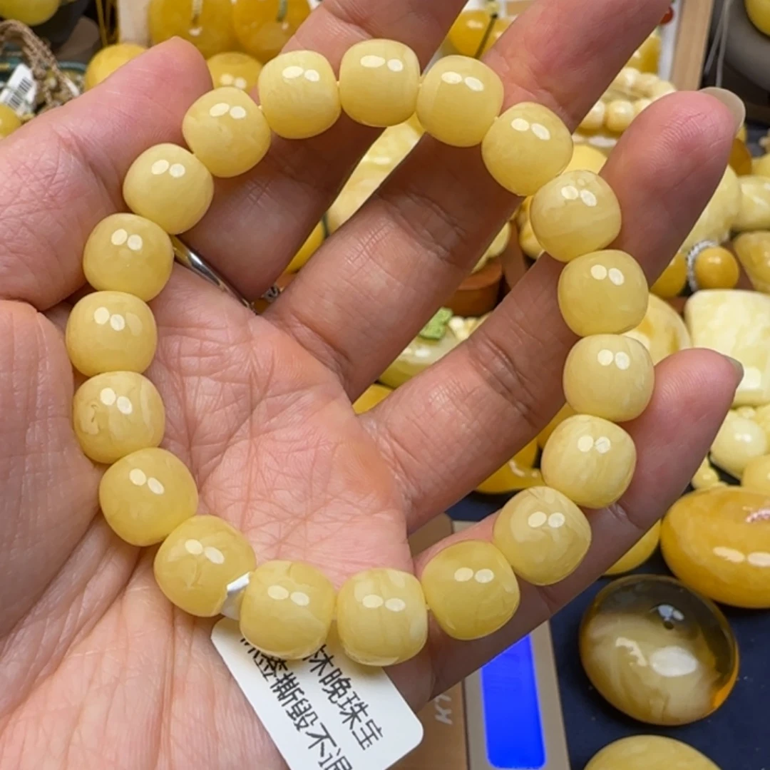 蜜蜡未镶嵌颈饰天然蜜蜡