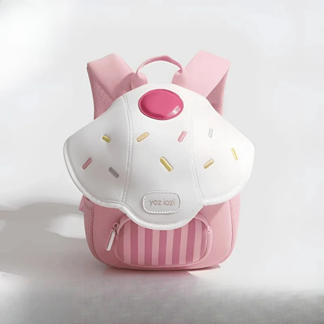 2025新款迷你可爱蘑菇小背包卡通设计幼儿园流行男女宝儿童书包zy