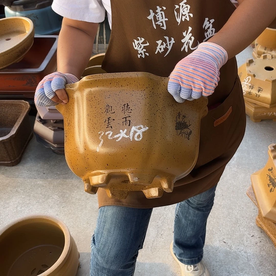 紫砂花盆盆景艺术