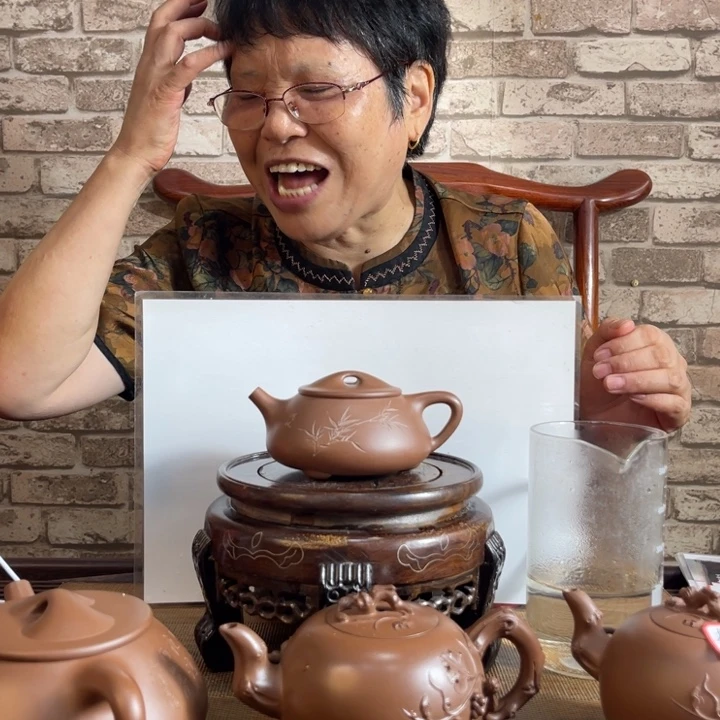 老***马紫砂茶壶紫砂艺术品