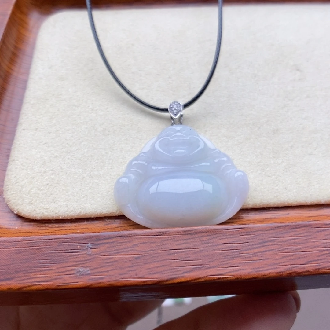 翡翠银S925镶嵌颈饰吊坠2