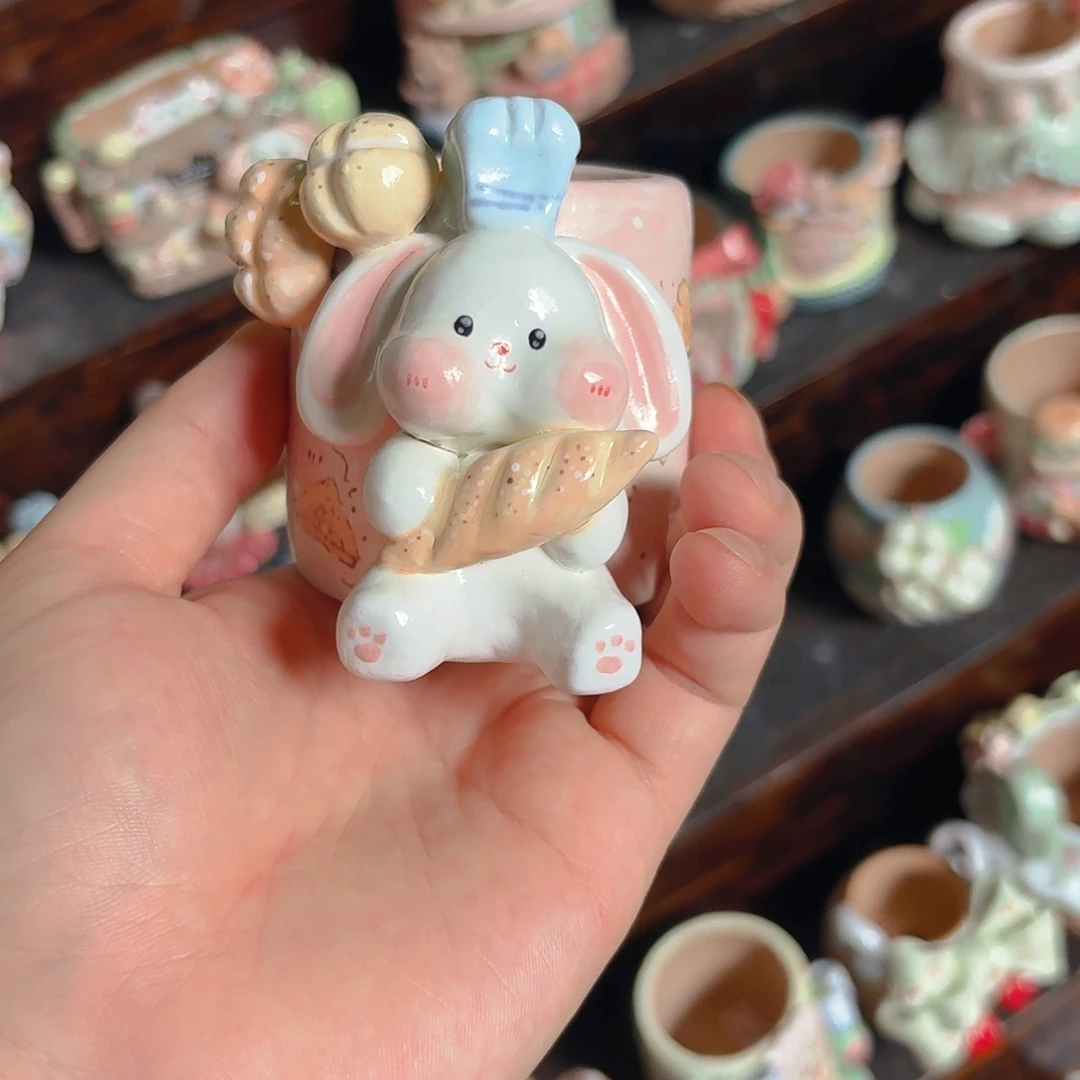 老梧家的手工陶瓷多肉花盆