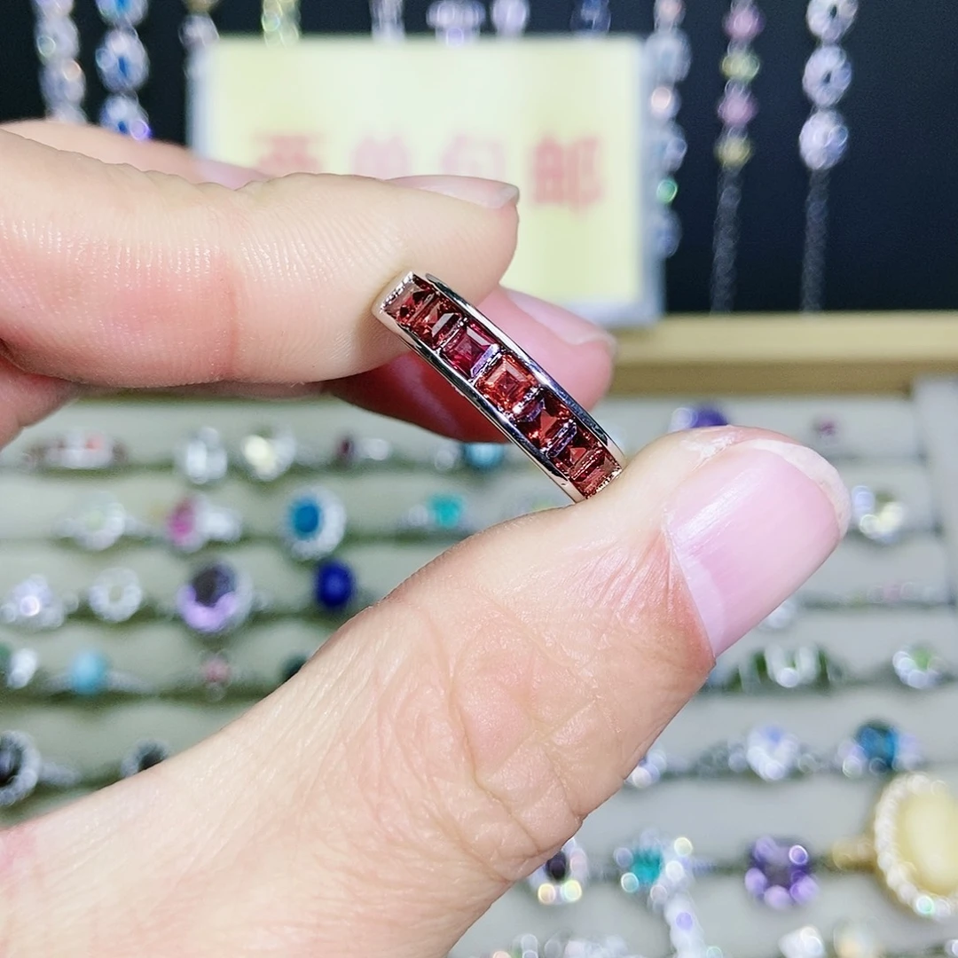 【闪购商品】未镶嵌戒指石榴石