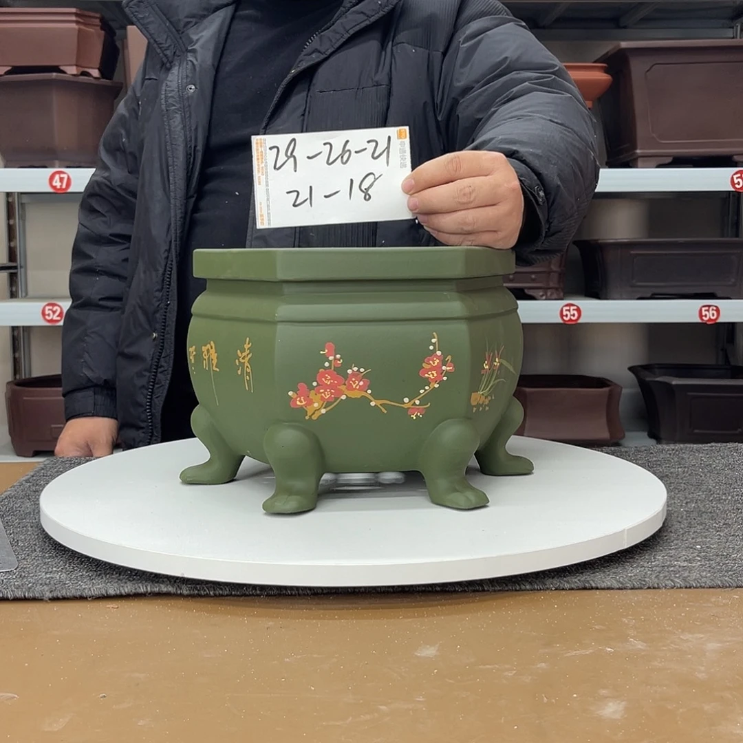 紫砂花盆在上世纪