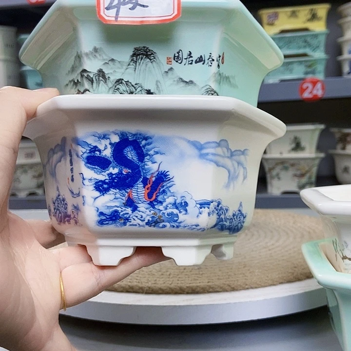 紫砂花瓶紫砂花盆