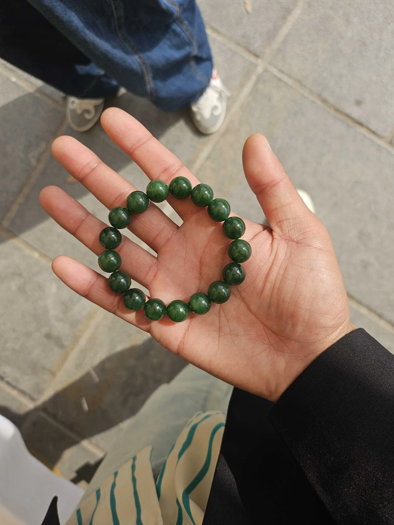 和田玉手串高端奢华款