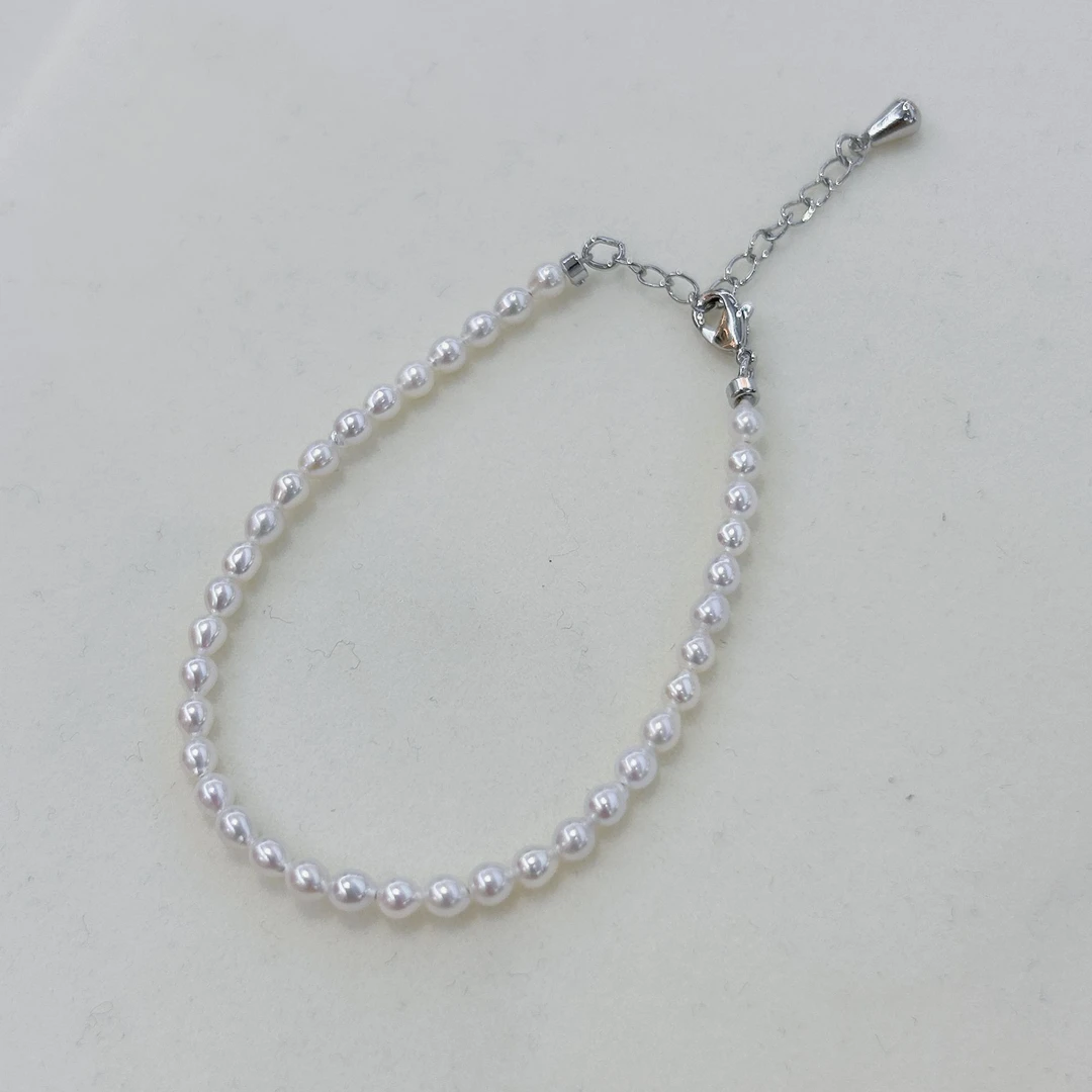 【罗伊伊推荐】淡水keshi珠手链 3-5mm  ZQ0001