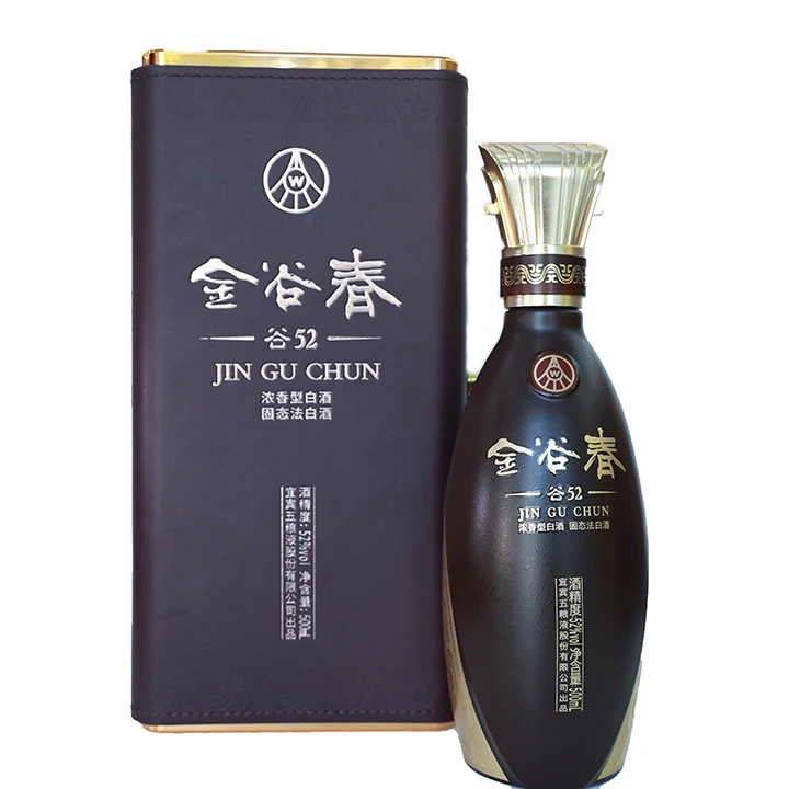 金谷春浓香型白酒52度固态法白酒谷5252度500ml