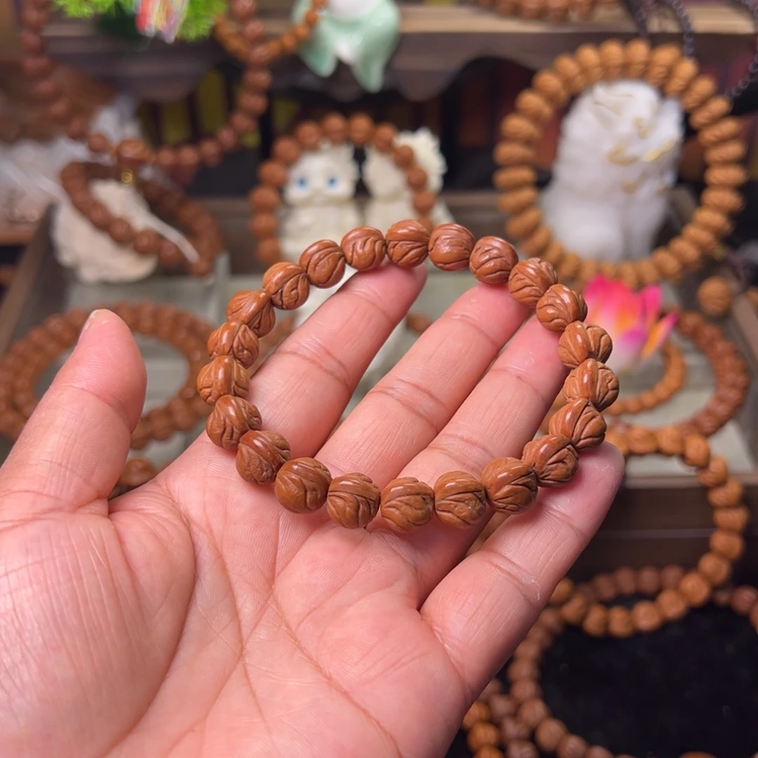 桃核手串玉龙脊手串11