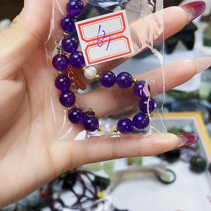 紫晶珠宝半成品银S925镶嵌