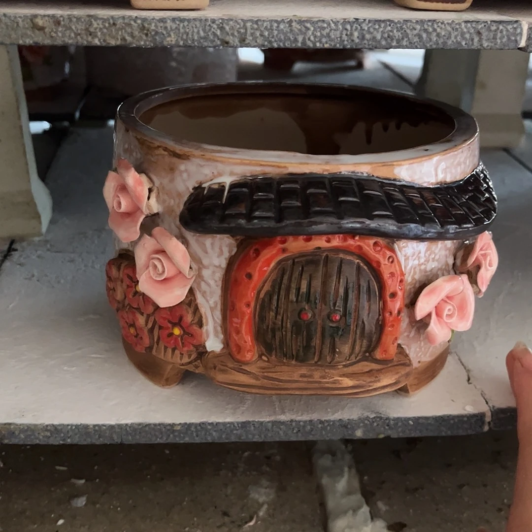 粗陶多肉花盆花盆