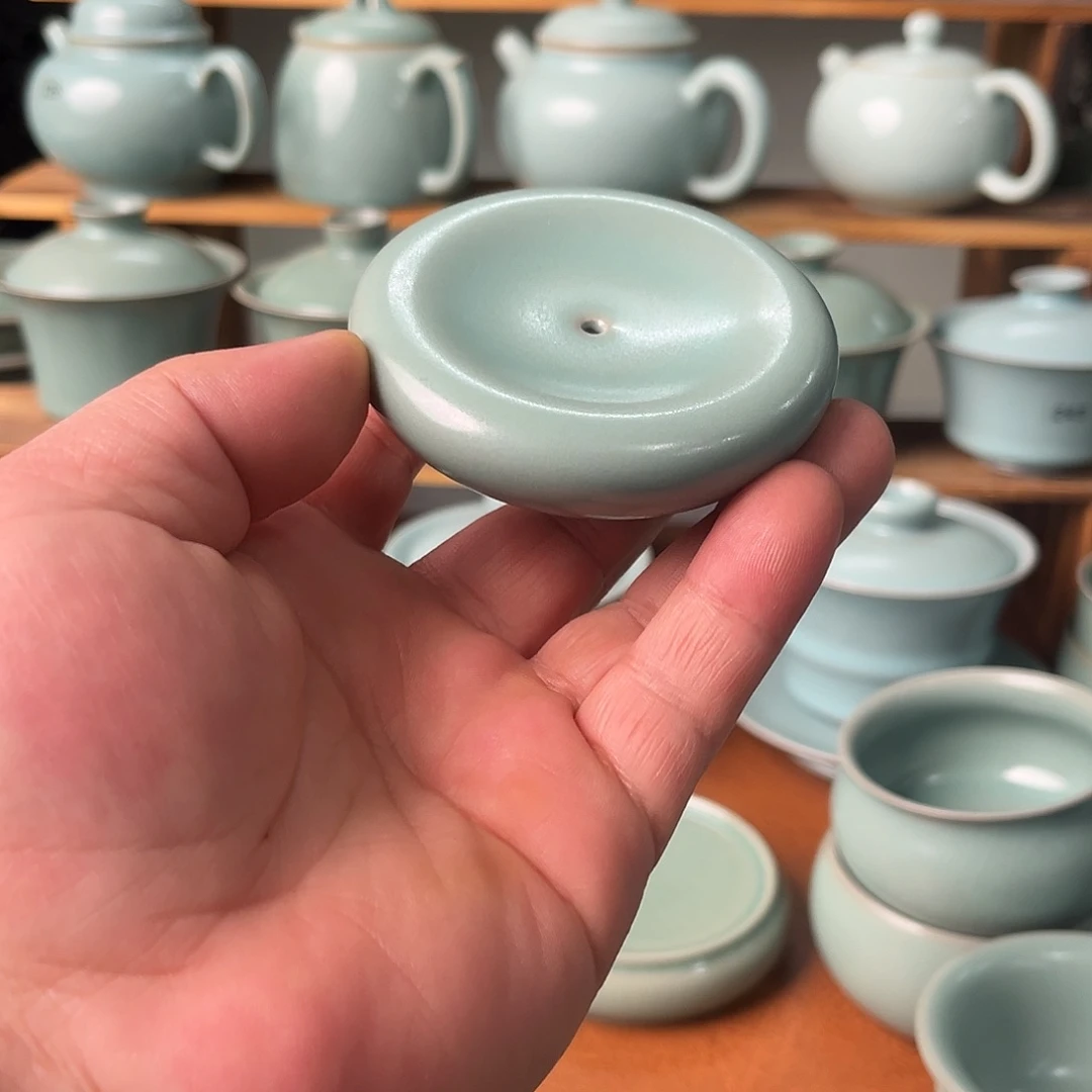 摆件瓷香插仿古釉一级1