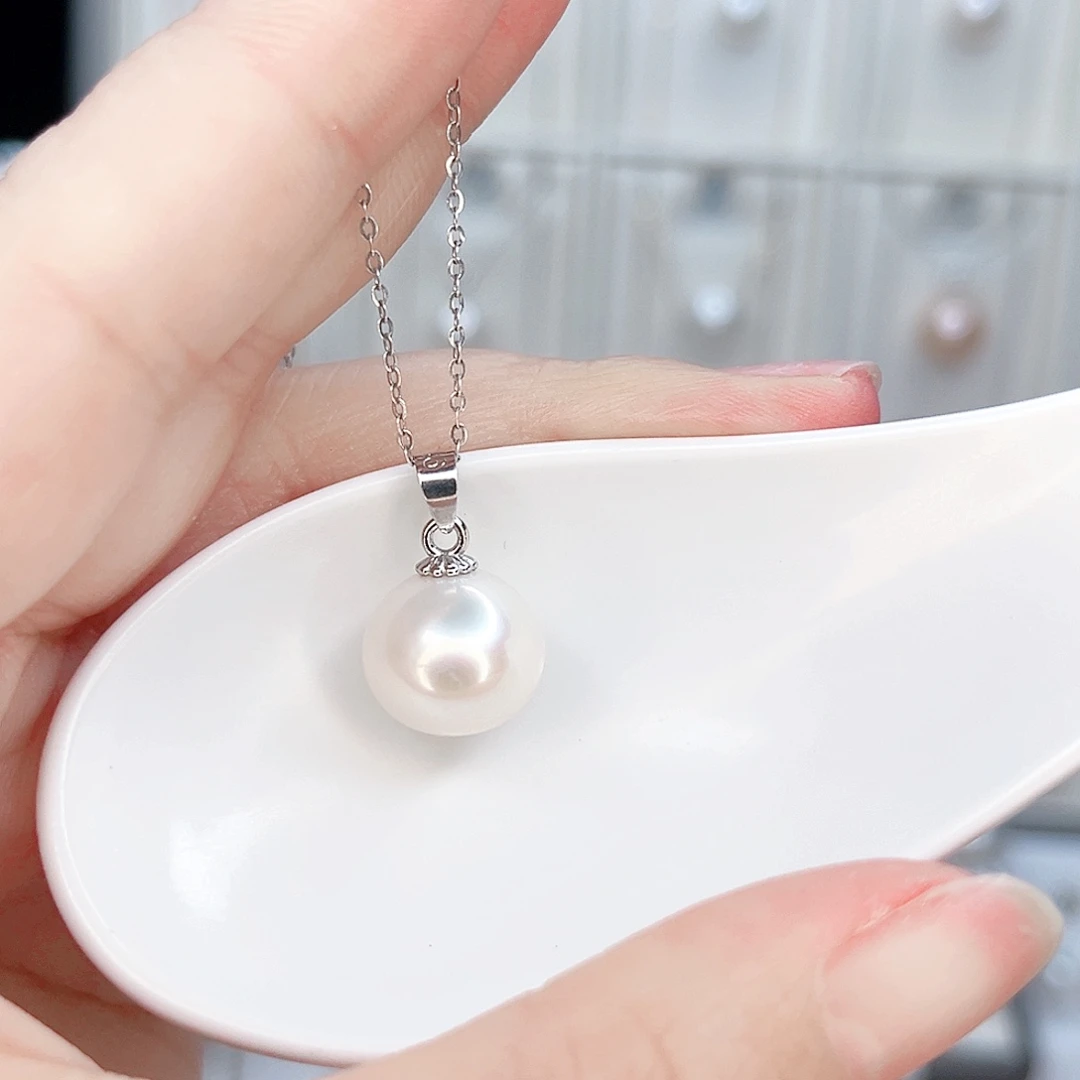 淡水珍珠吊坠(赠链)合金