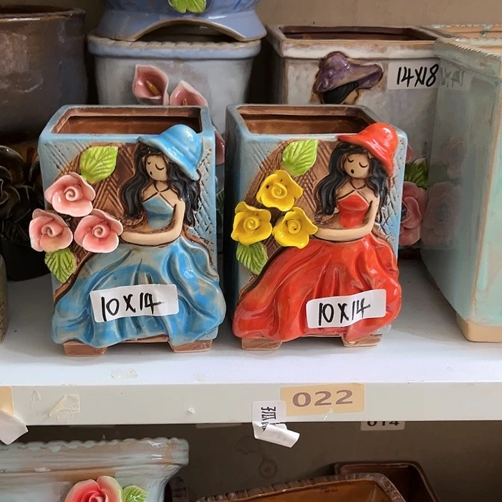 紫砂花盆粗陶材质多肉花盆