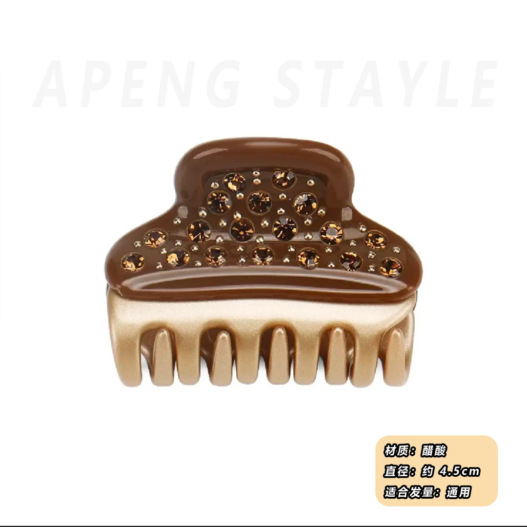 2405巴黎亚历山旺多姆小号抓夹发饰头饰满钻