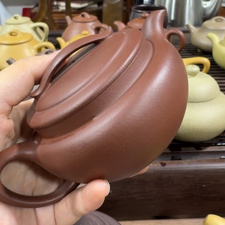 沈***优茶壶紫砂半手123456459