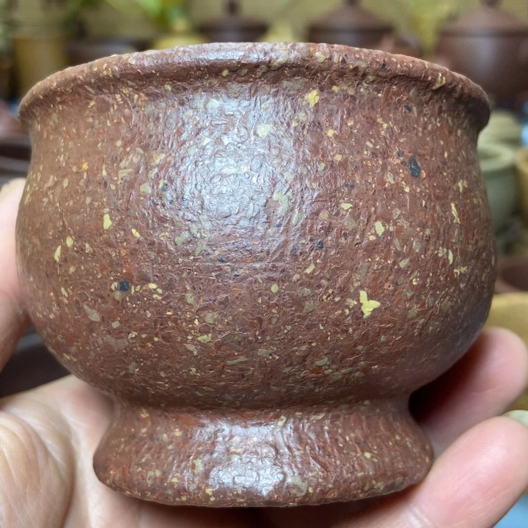 茶杯紫砂八目全砂手工泥200毫升