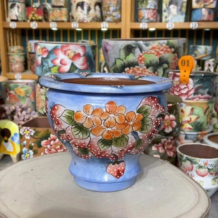 红陶景德镇艺术手绘作品